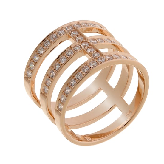 Orphelia Women's 925 Sterling Silver Ring - Rose ZR-7125/RG - Image 2