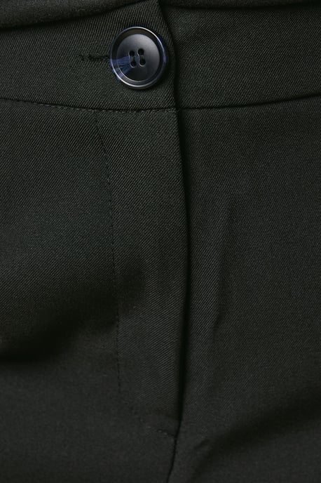 Petite Button Front Ankle Grzer Trouser