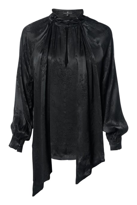 Bension Bluse Schwarz