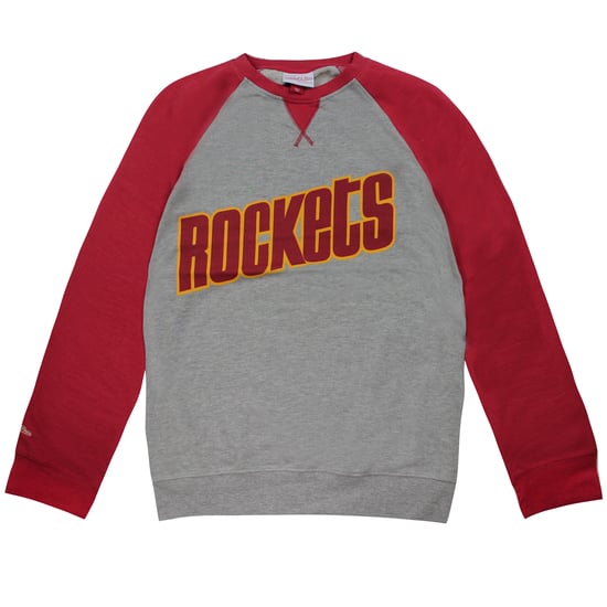 Mitchell & Ness Houston Rockets NBA Turf Fleece Crew Mens Sweater