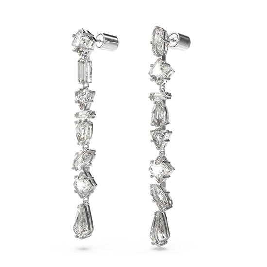 Swarovski 'Mesmera' Women's Base Metal Drop Earrings - Silver 5661687 - Image 4