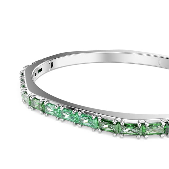 Swarovski 'Matrix Baguette' Women's Base Metal Bracelet - Silver 5705785 - Image 4