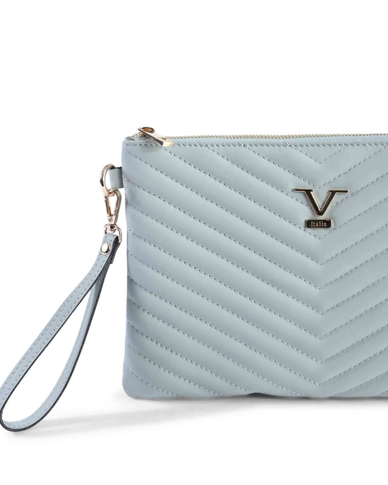 V Italia Womens Handbag V613 52 Verde Acqua