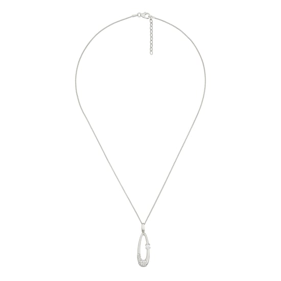 Orphelia Women's 925 Sterling Silver Chain with Pendant - Silver PEN-2082