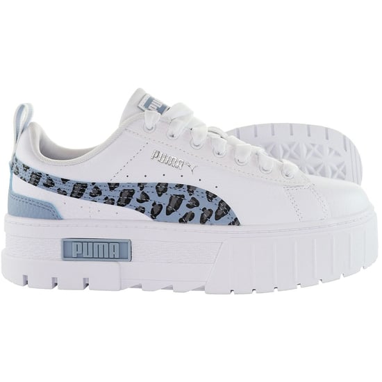 Zapatillas Puma Mayze Wild Kids blancas - Image 4