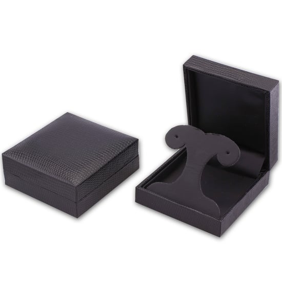 Pendientes de aro para mujer en oro blanco de 9 quilates - Image 3