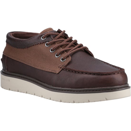 TOMS TRVL Lite Forrest Leather Men's Brown Lace-Up Shoes - Image 1