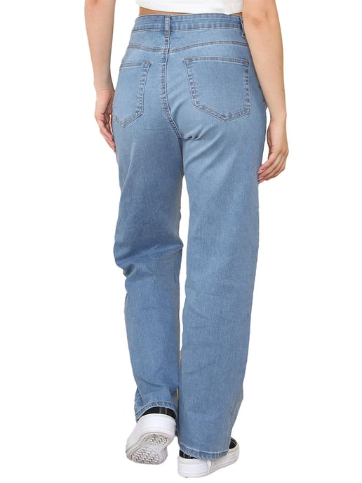 Enzo | Womens Wide Leg Jeans - Azul claro - Image 3