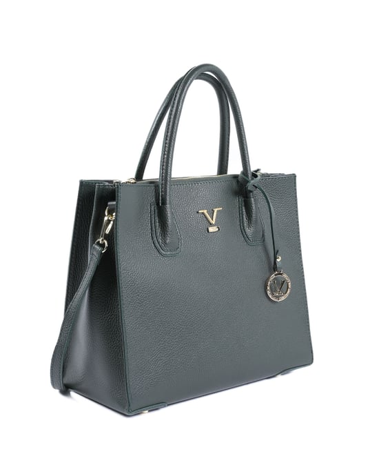 19V69 Italia Bolso de Mano para Mujeres BE10275 52 Dólar Verde Oscuro - Image 2