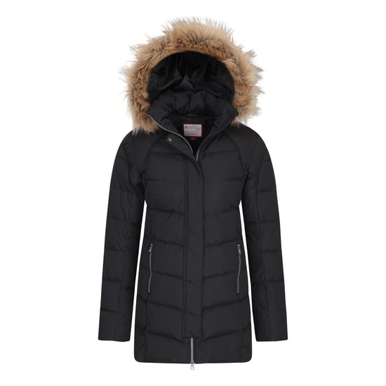Mountain Warehouse Womens/Ladies Isla II Long Down Jacket (Jet Black) - Image 5
