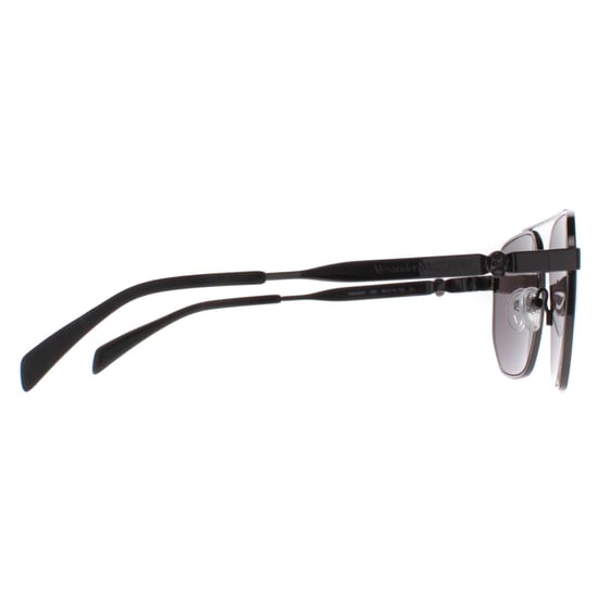 Alexander McQueen Aviator Unisex Rutenio Gris AM0458S - Image 4