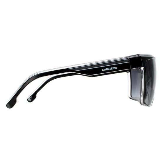 Gafas de sol Carrera Shield Unisex Negro Blanco Gris Oscuro Gradiente - Image 4