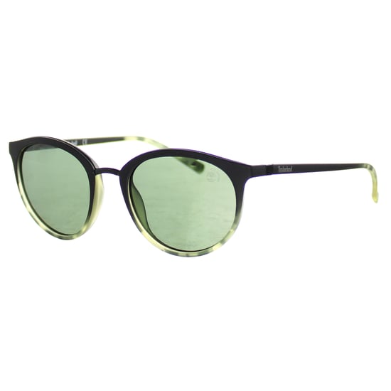 Timberland Gafas de sol unisex con montura redonda de plástico verde A18OJ 302 - Image 1