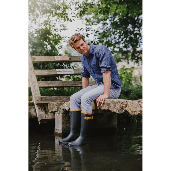 Cotswold Stratus Rubber Green Wellington Boots - Image 6