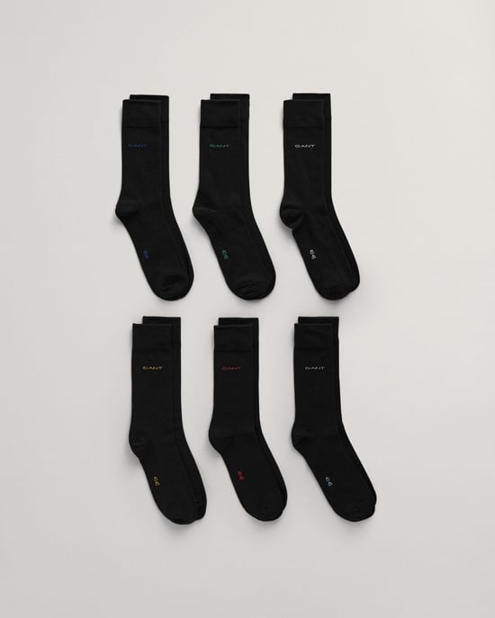 Gant 6 Pack Men's Soft Cotton Socks