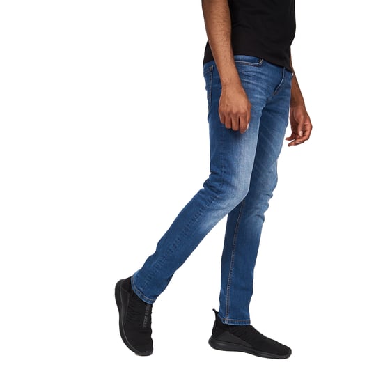 Crosshatch Mens Svelte Stretch Jeans (Stone Wash) - Image 4