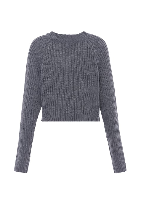 Mymo Pullover women dark grey melange - Image 2