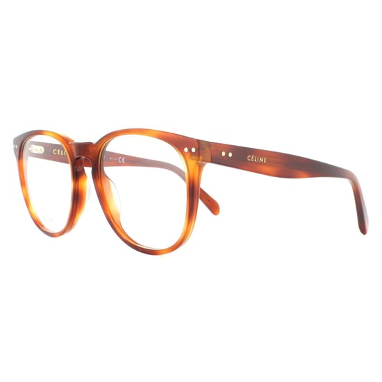 Montura de Gafas Celine Redonda Rubia Habana para Mujeres - Image 2