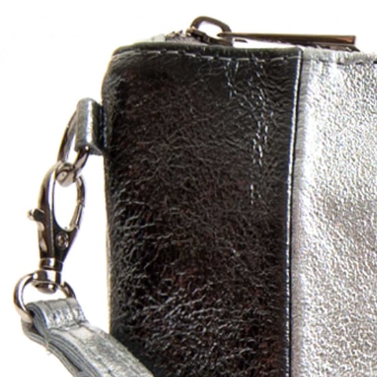 PURAPIEL BAG PURBAG11 IN SILVER