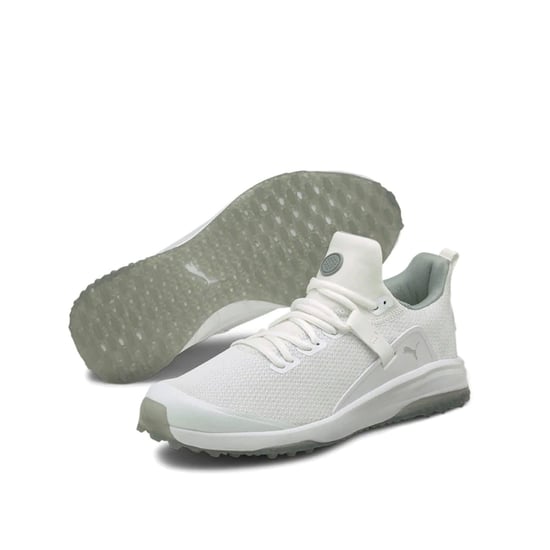 PUMA Fushion Evo Lace-Up White Synthetic Mens Trainers 193850 02