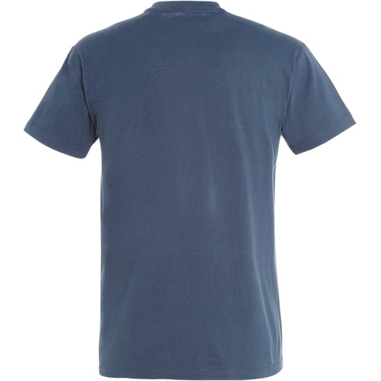 SOLS Mens Imperial Heavyweight Short Sleeve T-Shirt (Denim) - Image 2