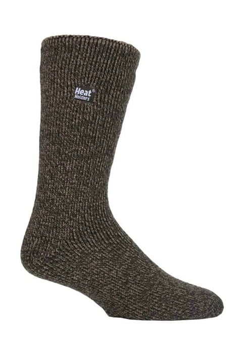 Calcetines térmicos de invierno de lana merino para hombre con talón y puntera reforzados - Image 1