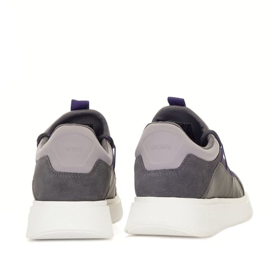 Men's Boss Bulton Running Trainers in Grey - Image 4