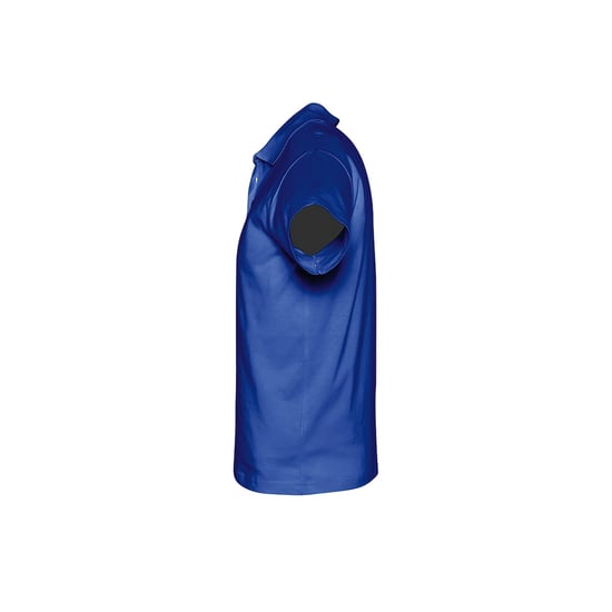 SOLS Mens Prescott Jersey Short Sleeve Polo Shirt (Royal Blue) - Image 3