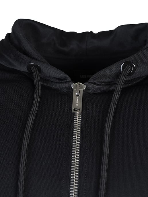 Les Hommes Sudadera Con Cremallera Hombre Negro - Image 4
