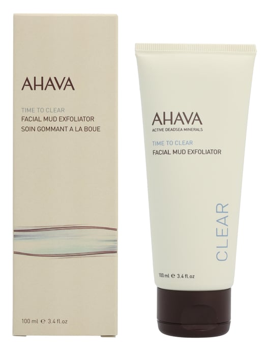Ahava Time To Clear Facial Mud Exfoliator 100ml - Image 1