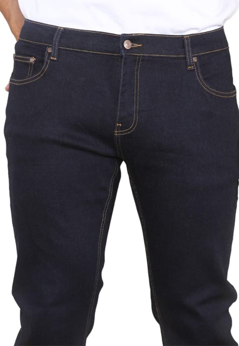 MYT Vaqueros de pierna recta para hombre Denim hiperelástico en índigo - Image 4