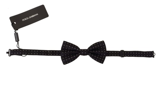 Corbata de hombre Papillon ajustable de seda 100% gris de Dolce & Gabbana - Image 5