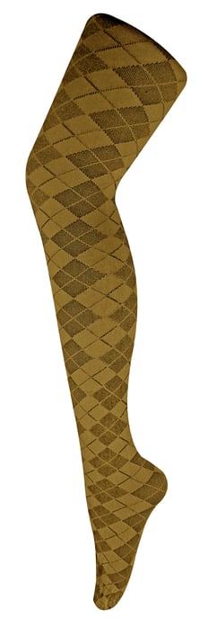 Sock Snob - Mallas opacas de colores de 80 deniers para mujer - Argyle - Image 1