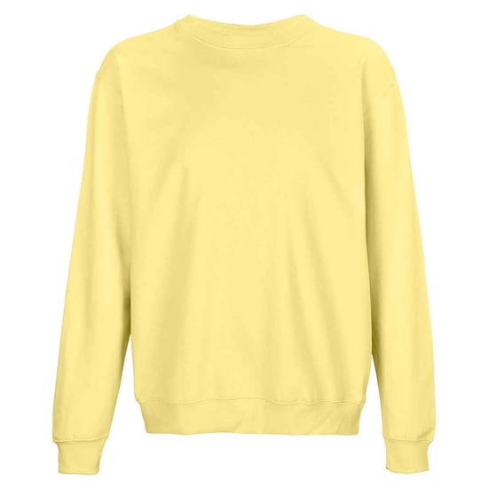 SOLS Unisex Adult Columbia Crew Neck Sweatshirt (Light Yellow) - Image 1