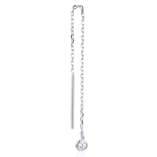 Gena.paris 'Round' Women's 925 Sterling Silver Drop Earrings - Silver GBO1530/60-W - Image 1