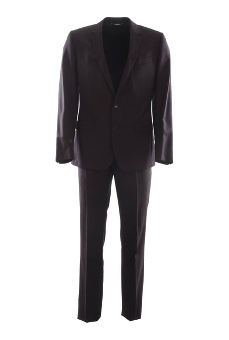 Traje de lana burdeos para hombre de Dolce & Gabbana - Image 1