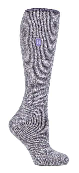 Heat Holders - Calcetines térmicos de lana merino para invierno de pierna larga reforzados 2.9 TOG para exteriores - Lila - Image 1