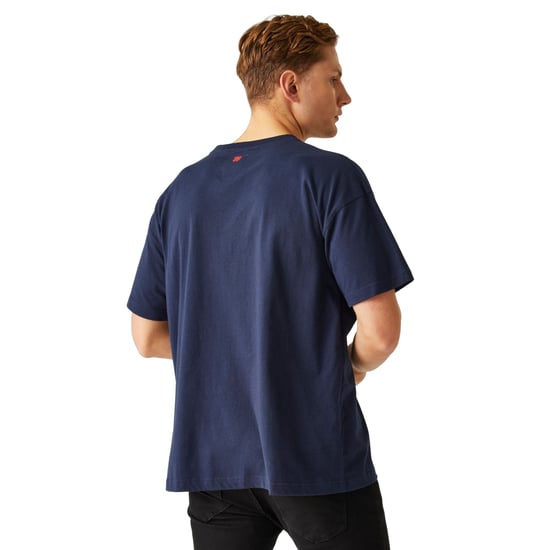 Regatta Mens Christian Lacroix Aramon Beetle T-Shirt (Navy) - Image 4