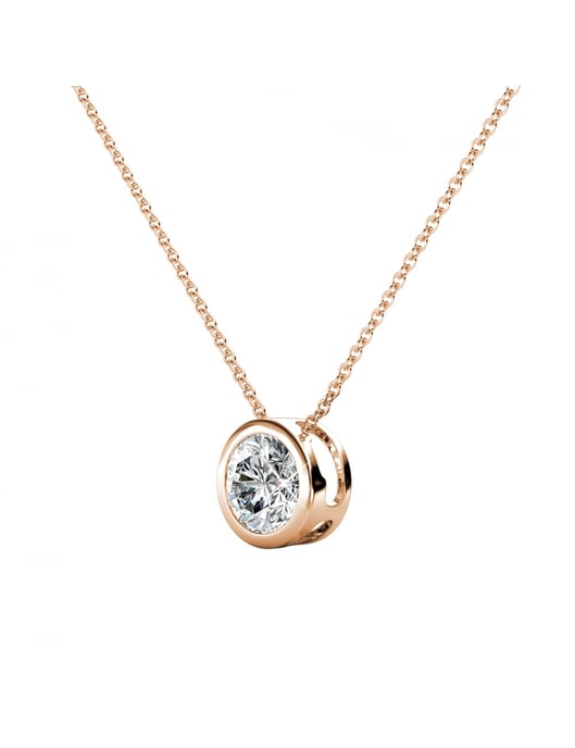 Colgantes Simplicity - Oro rosa y cristal - Image 3