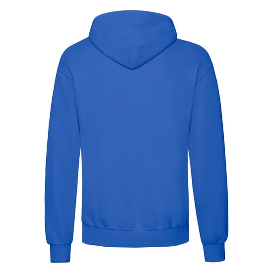 Fruit Of The Loom Unisex Adults Classic Hooded Sweatshirt (Royal Blue) - Image 2