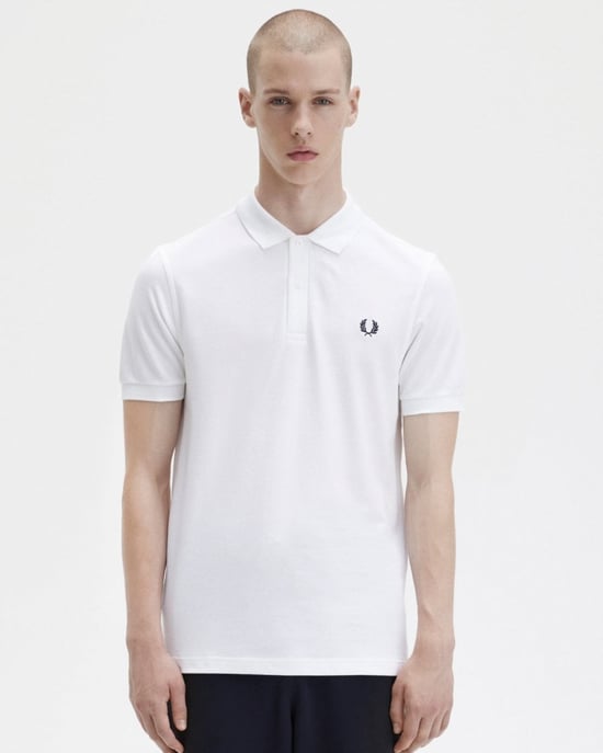 Polo Liso de Firma para Hombre Fred Perry NOS - Image 1