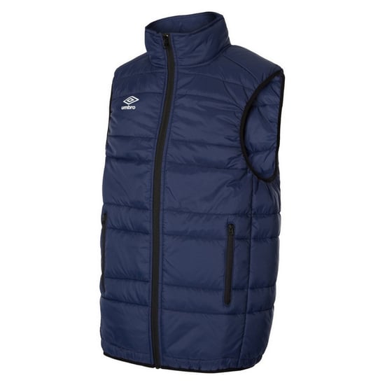 Umbro Childrens/Kids Club Essential Gilet (Dark Navy/White) - Image 1