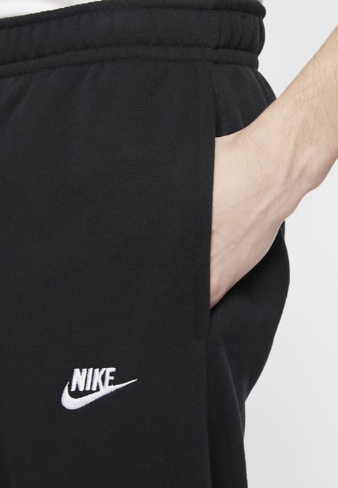 Chándal negro con capucha y forro polar Sportswear Club de Nike para hombre - Image 6
