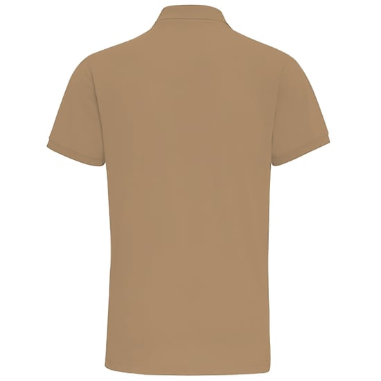 Asquith & Fox Mens Short Sleeve Performance Blend Polo Shirt (Khaki) - Image 2