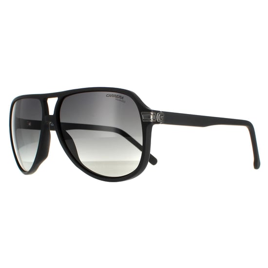 Carrera Aviator Unisex Matte Black Grey Gradient Polarized 1045/S