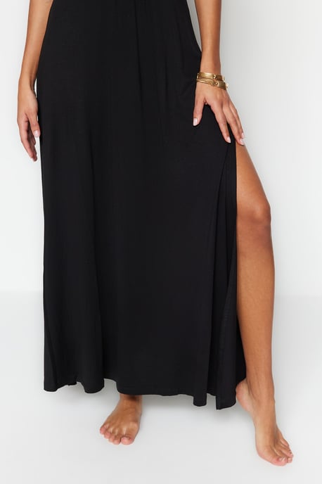 Trendyol Women's V Neck Shift Maxi Dress - Image 5