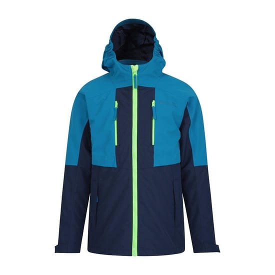 Mountain Warehouse Childrens/Kids Ravine 3 in 1 Waterproof Jacket (Blue) - Image 1