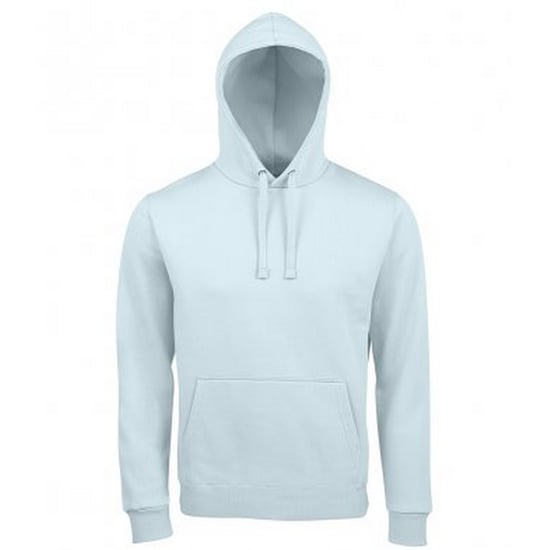 SOLS Unisex Adults Spencer Hooded Sweatshirt (Creamy Blue) - Image 1