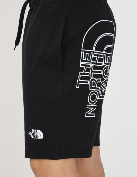 The North Face Hombre Pantalones Cortos Gráficos Negro - Image 4