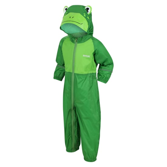 Regatta Childrens/Kids Charco Frog Puddle Suit (Extreme Green)